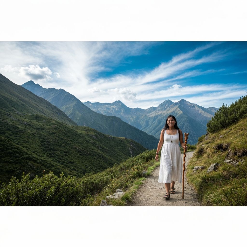 Mountain path representing the journey of Zen philosophy in modern life